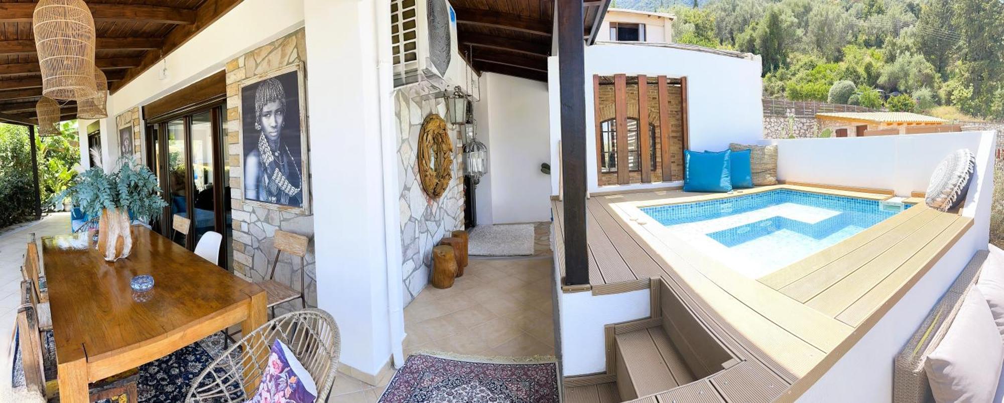 Luxury Villa Athina Nikiána Eksteriør bilde